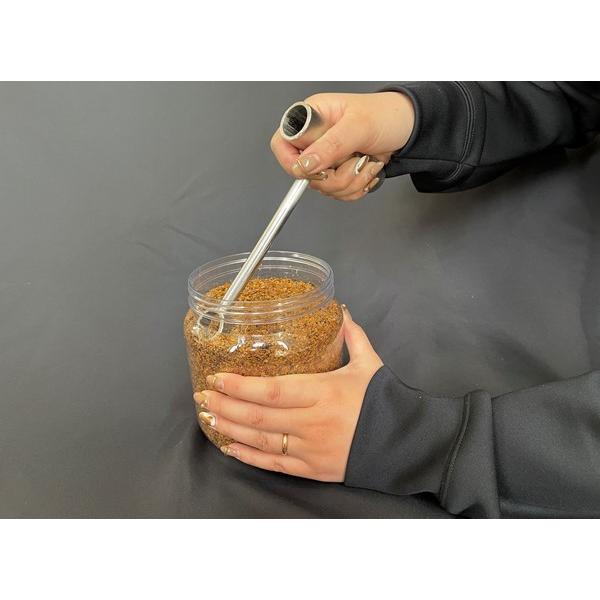 プレス機  クワガタ 菌糸詰め 菌糸プレス機をドリルスタンドで代用/菌糸を楽に詰めて負担を軽減