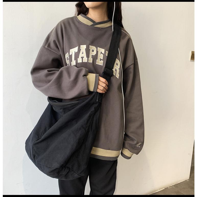 バック　ショルダーバック　デカバック　鞄　キャンバス　旅行バック　スポーツ　肩掛け　ユニセックス　大容量　買い物バック　マザーズバック | ブランド登録なし | 13