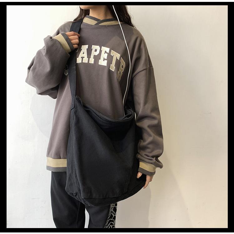 バック　ショルダーバック　デカバック　鞄　キャンバス　旅行バック　スポーツ　肩掛け　ユニセックス　大容量　買い物バック　マザーズバック | ブランド登録なし | 15