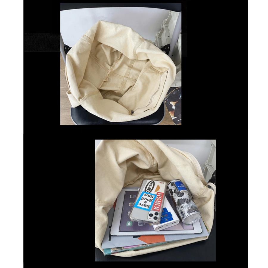 バック　ショルダーバック　デカバック　鞄　キャンバス　旅行バック　スポーツ　肩掛け　ユニセックス　大容量　買い物バック　マザーズバック | ブランド登録なし | 04