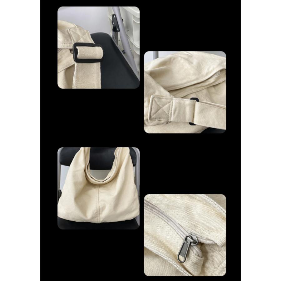 バック　ショルダーバック　デカバック　鞄　キャンバス　旅行バック　スポーツ　肩掛け　ユニセックス　大容量　買い物バック　マザーズバック | ブランド登録なし | 05