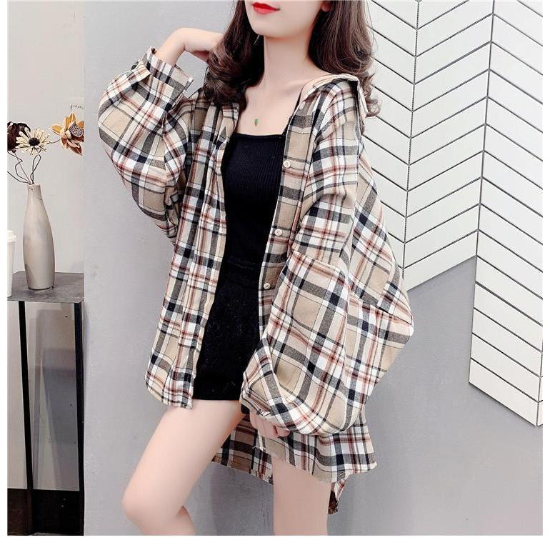 シャツ 長袖 チェック柄 春コーデ レディース 秋服 ゆったり シャツ 長袖 チェック柄 春コーデ レディース 秋服 ゆったり