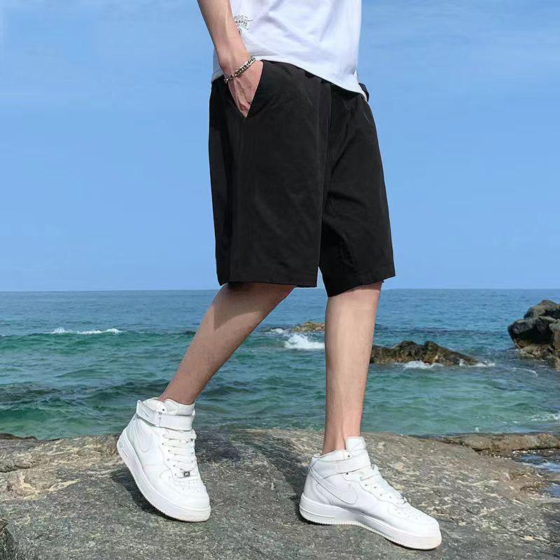 ショートパンツ 　ハーフパンツ　メンズ おしゃれ　トレーニング　イージーパンツ 短パン 部屋着　無地 夏用　春用 黒　公園　定番　リラックス | ブランド登録なし | 05