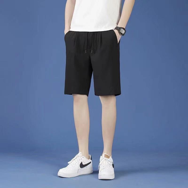 ショートパンツ 　ハーフパンツ　メンズ おしゃれ　トレーニング　イージーパンツ 短パン 部屋着　無地 夏用　春用 黒　公園　定番　リラックス | ブランド登録なし | 06