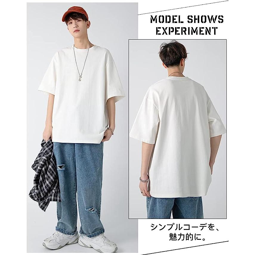 シンプルtシャツ半袖 定番 無印 メンズ ドロップショルダー デート