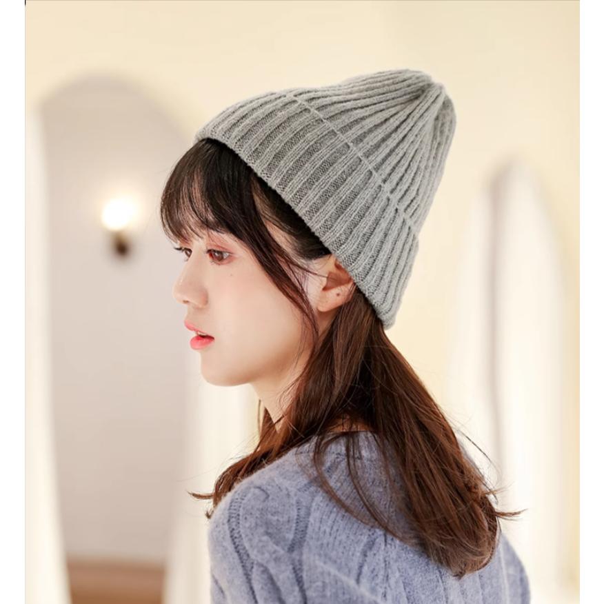 ニット帽　帽子　オシャレ　レディース　メンズ　子供　 ユニセックス　シンプル　ベーシック　暖かい　フリー　秋　冬　春　公園　黒　グレー | ブランド登録なし | 10