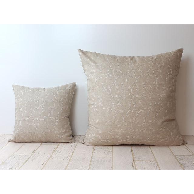枕カバー 麻100% リネン刺繍 【公式通販】