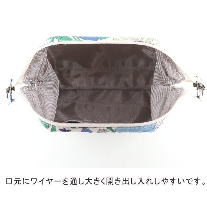 ミニワイヤーポーチ リバティプリント 使用 18×6×10cm 【フローレット