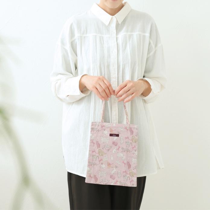 Aトート リバティプリント 使用 21.5×23cm 【フローレットロンドン