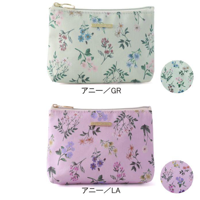 BASICポーチ リバティプリント 15×10.5×4.5cm 【フローレットロンドン