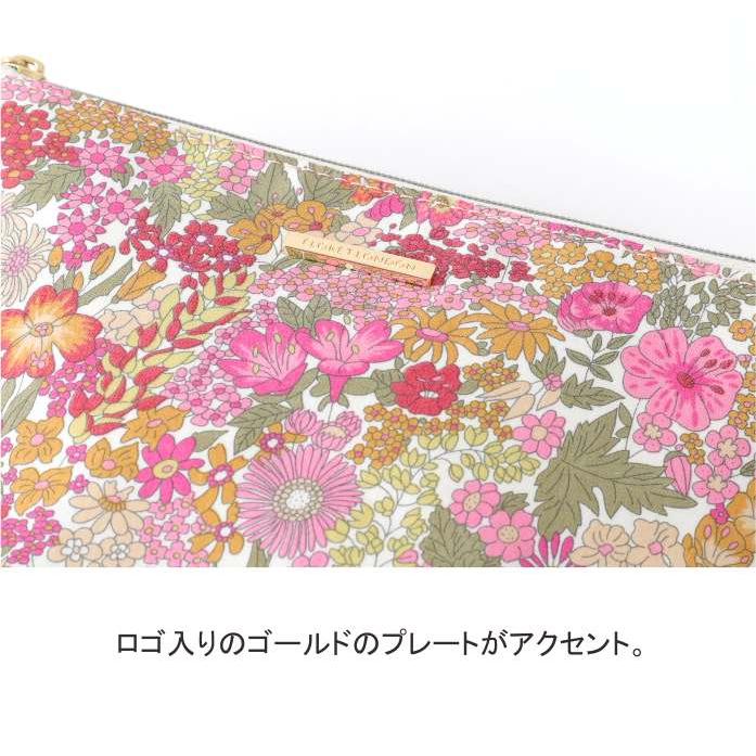 BASICポーチL　リバティプリント　18×12×5.5cm 【フローレットロンドン】 |  | 15