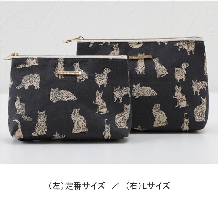 BASICポーチL リバティプリント 18×12×5.5cm 【フローレットロンドン