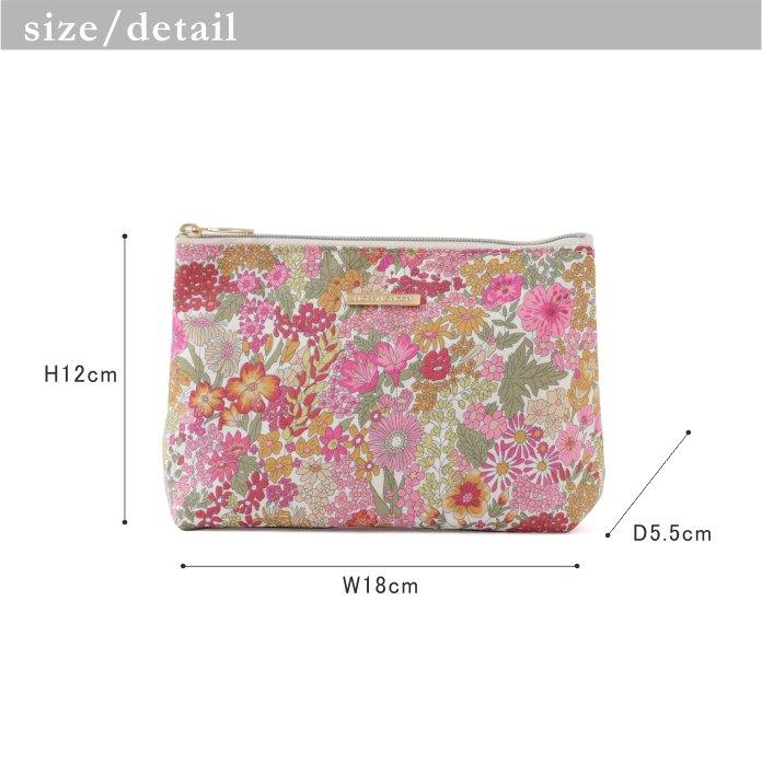 BASICポーチL　リバティプリント　18×12×5.5cm 【フローレットロンドン】 |  | 11