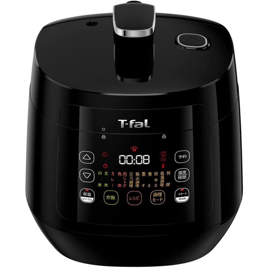 【未使用品】T-fal 家庭用圧力鍋 CY3518JP 黒　1004051013 T-fal（ティファール） コンパクト 電気圧力鍋 3L ラクラ・クッカー