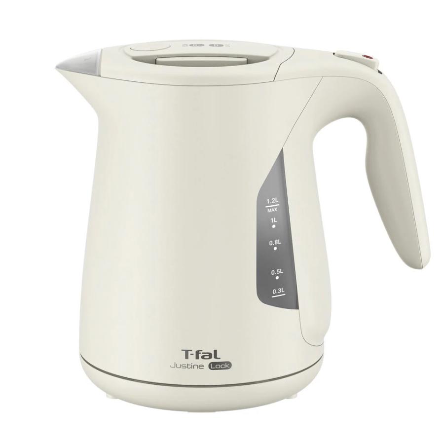 ジャスティン T-fal ティファール 電気ケトル 1.2L アイボリー ジャスティン T-fal ティファール 電気ケトル 1.2L アイボリー
