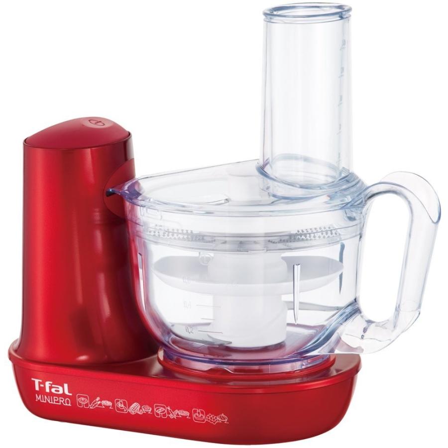 T-fal ティファール フードプロセッサー ミニプロ ルビーレッド T-fal ティファール フードプロセッサー ミニプロ ルビーレッド
