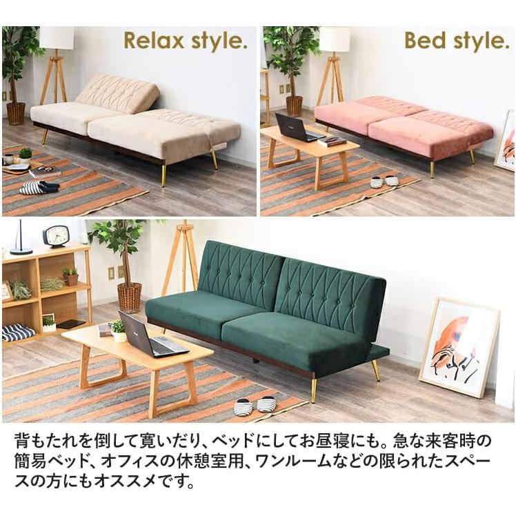 ソファベッド ソファーベッド コンパクト セミダブル セパレート
