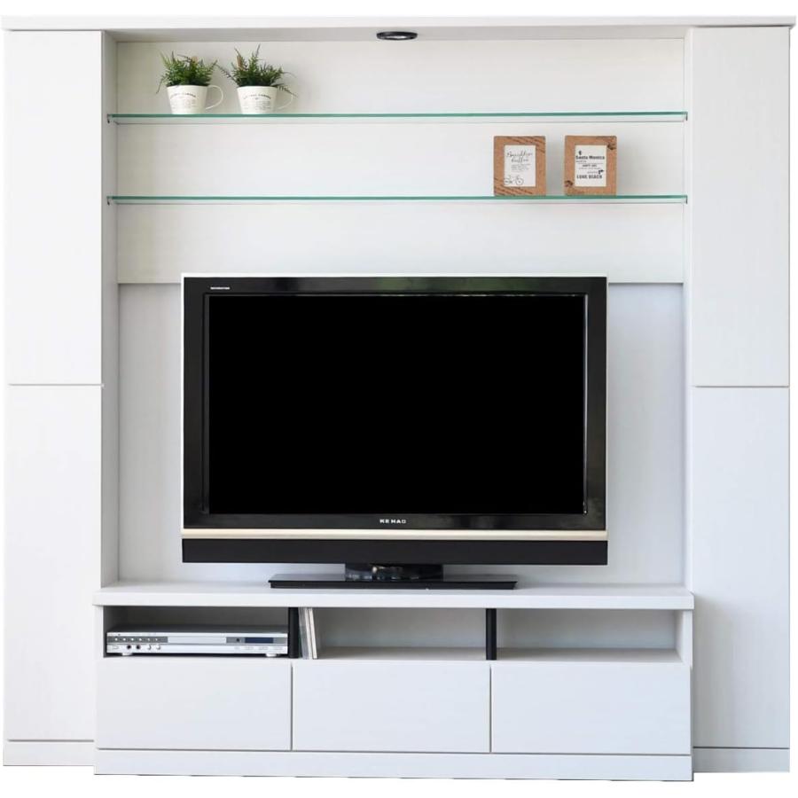 サバンナ 190TVボード ホワイト 大型テレビ台 収納付き 31092 サバンナ（WH）190 TV（4ヶ口） テレビ台 テレビスタンド テレビ