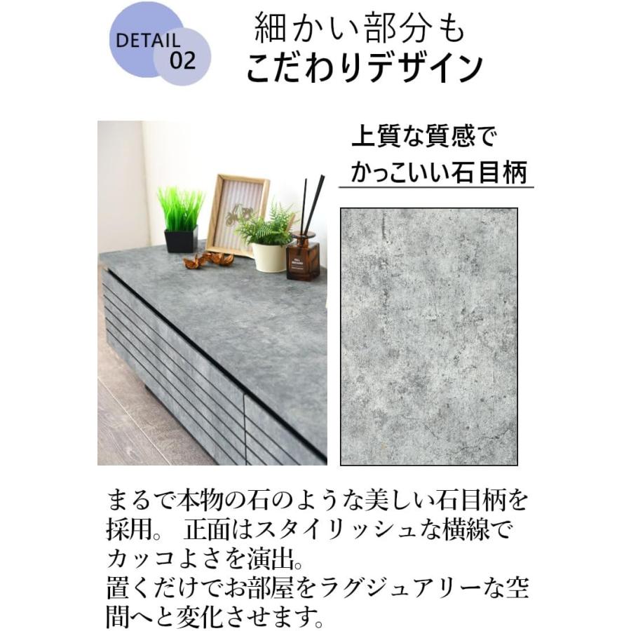 61226 バンディ（GY）180 TV  TV台 TVボード テレビ台 テレビボード ローボード 180cm 50インチ 50型 引き出し 引き戸 収納 DVDの画像
