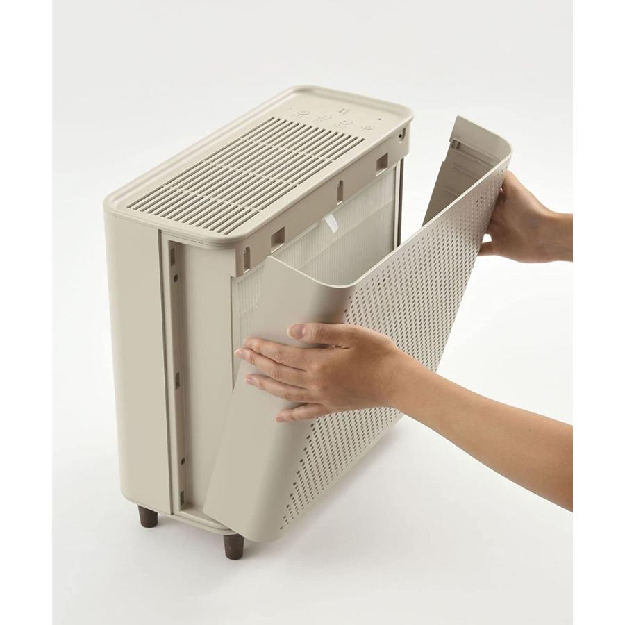 BRUNO ブルーノ コンパクトフロア空気清浄機　グレージュ BOE081(GRG) | BRUNO | 01