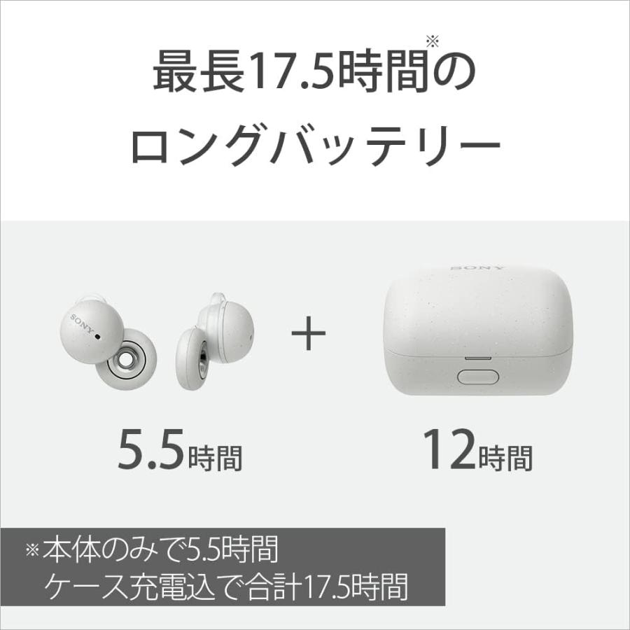 ソニー LinkBuds :完全ワイヤレスイヤホン/小型軽量4.1グラム/フル