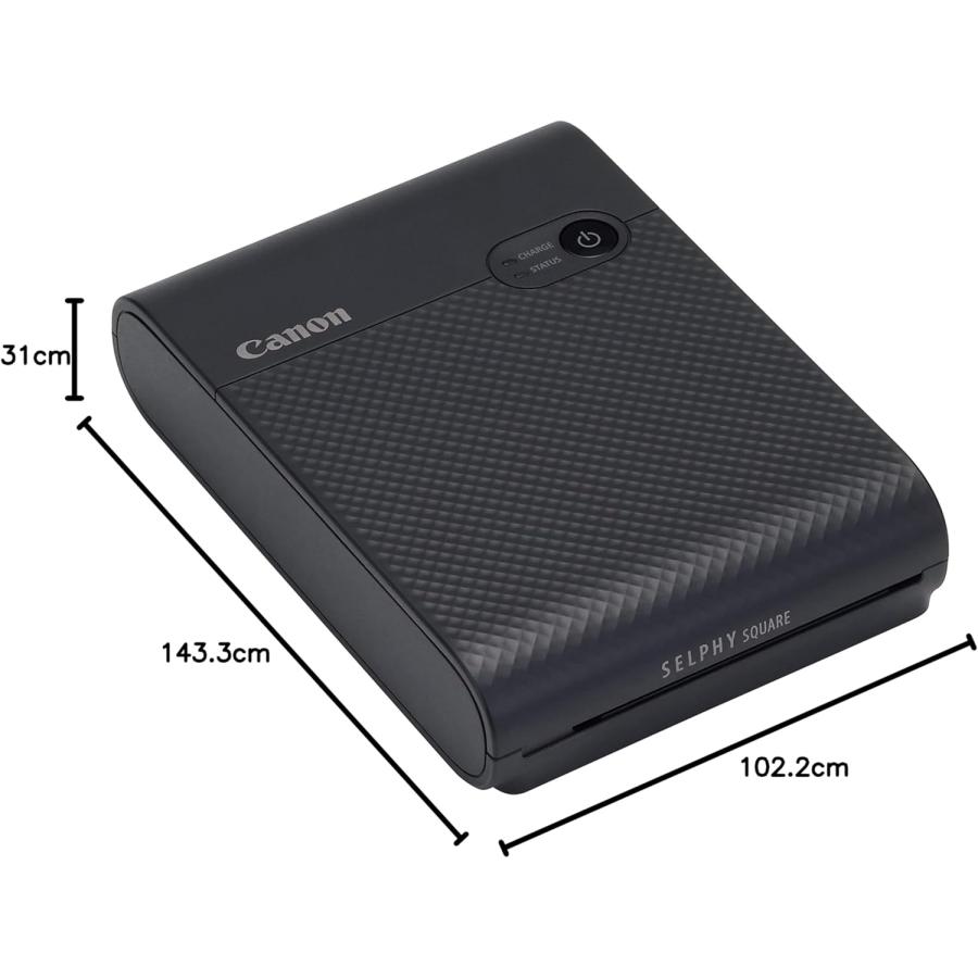 Canon スマートフォン用プリンター SELPHY SQUARE QX10 ブラック(高