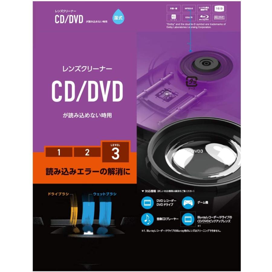 エレコム レンズクリーナー  CK-CDDVD3｜ddshop