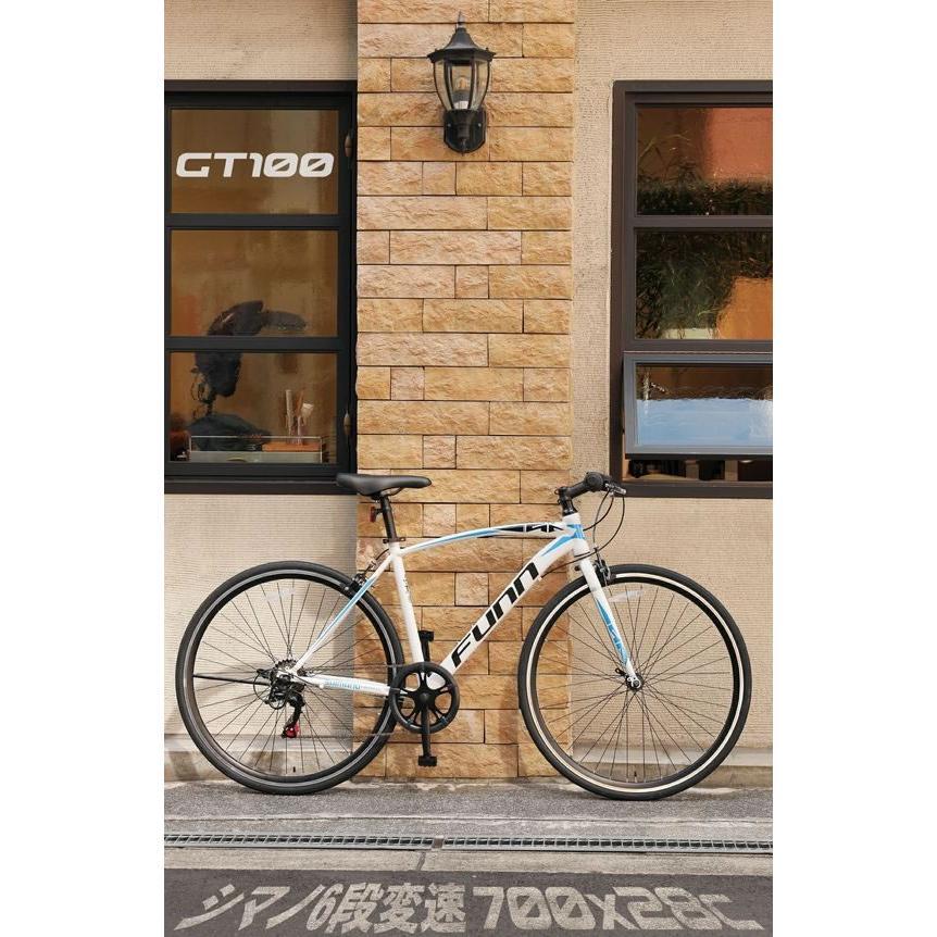 21Technology クロスバイク GT100 マットブラック レッド【代引不可