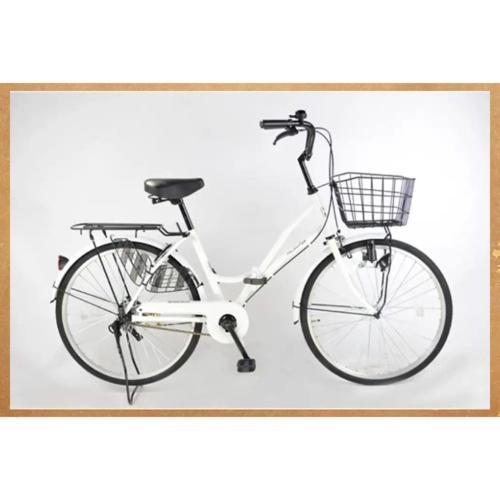 21Technology 折りたたみ自転車 シティサイクル 24インチ ママチャリ 
