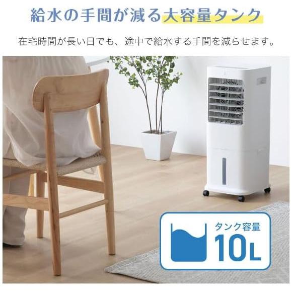 MAXZEN（マクスゼン） 温冷風扇 温冷風機 左右首振り 冷暖風切替 加湿