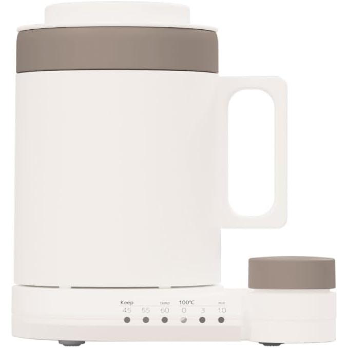 THANKO 丸洗い可能 電気ケトル 電気ポット 湯沸かし マグカップ型 本格