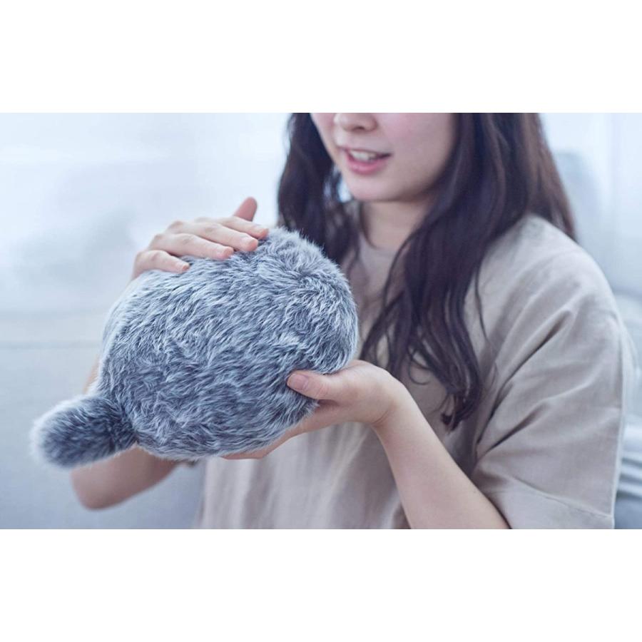 ユカイ工学 Petit Qoobo プチ・クーボ しっぽ ふりふり ロボット ノワール(ブラック) YE-PQ001Nの画像