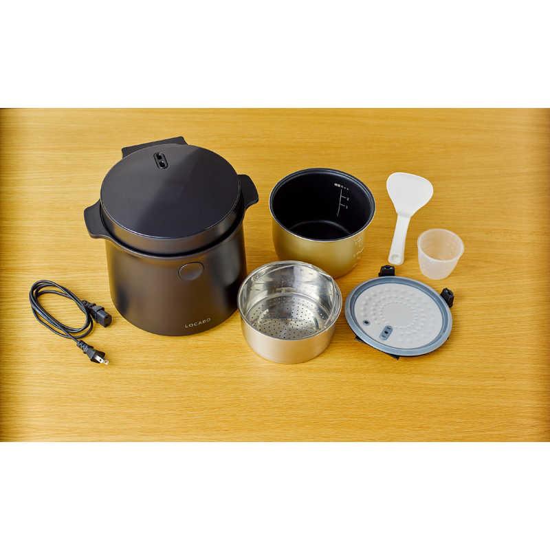 糖質カット炊飯器 LOCABO JM-C20E-B FORTYFOUR 糖質カット炊飯器 (糖質カット炊き2合まで 通常炊き5合まで