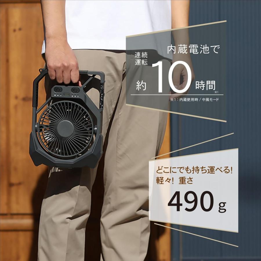 TOPLAND（トップランド） コードレス扇風機 ネイチャー FAN 小型