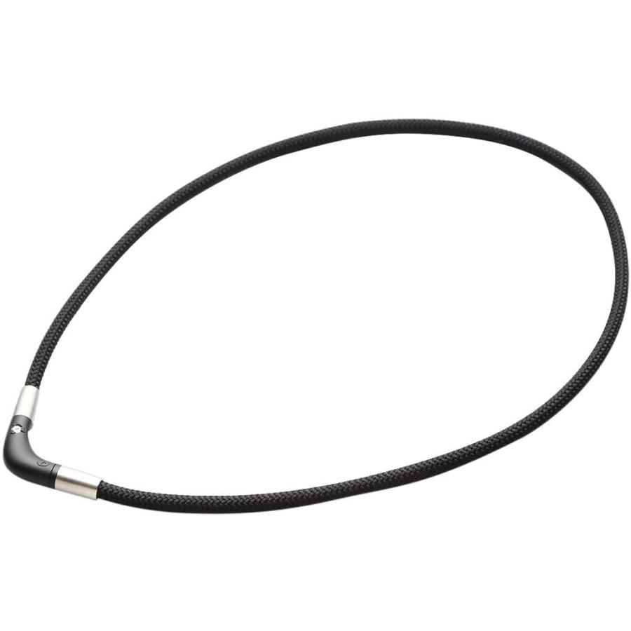 ファイテン RAKUWA 磁気チタンネックレス Vタイプ  0216TG691053 BK50CM（Yahoo!・でんでんショッピング ヤフー店）