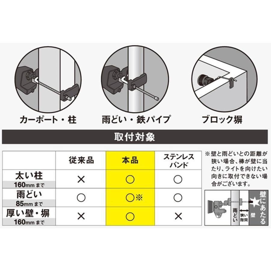 ムサシ センサーライト用クランプセット(RITEXシリーズ対応) SP-5｜ddshop｜03