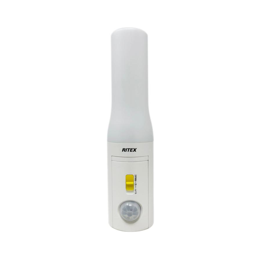 ムサシ どこでもセンサーライトおかえりプラス懐中電灯(乾電池式) ASL-035 W|ddshop|02