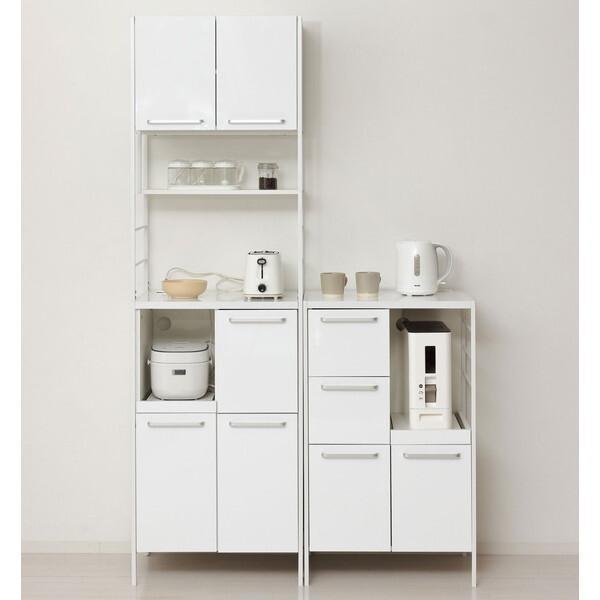 超美品‼️】定価27万♪ 高級 松田家具 157cm幅キッチンボード 食器棚