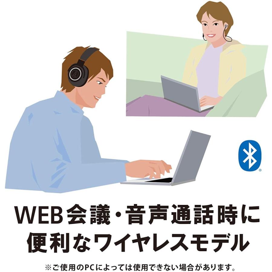 オーディオテクニカ ワイヤレスイヤホン ATH-CKS330XBT BK｜ddshop｜07