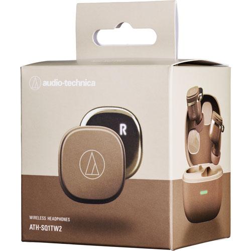 【新品】オーディオテクニカ ATH-SQ1TW2 ワイヤレスイヤホン カフェラテ ATH-SQ1TW2｜イヤホン：完全ワイヤレスイヤホン｜オーディオテクニカ
