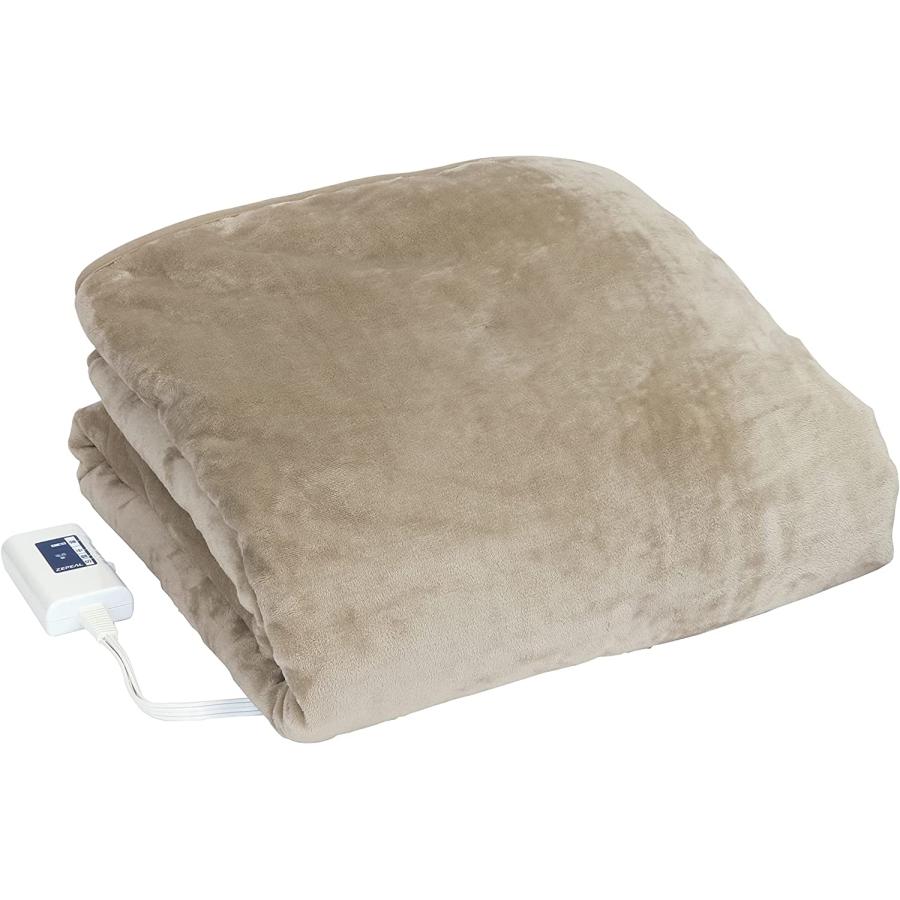 ZEPEAL（ゼピール） 電気掛敷毛布 シャンパン DM-Y10FKSM-CN 電気毛布
