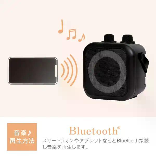 ZEPEAL（ゼピール） モバイルスピーカー 「モバカラ」 ブラック ZQS