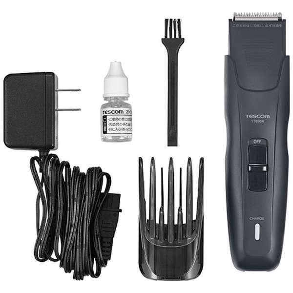 今ならほぼ即納! TESCOM テスコム TT490A ヘアーカッター バリカン 保証書付き テスコム TT490A-K ヘアーカッター TESCOM ブラック