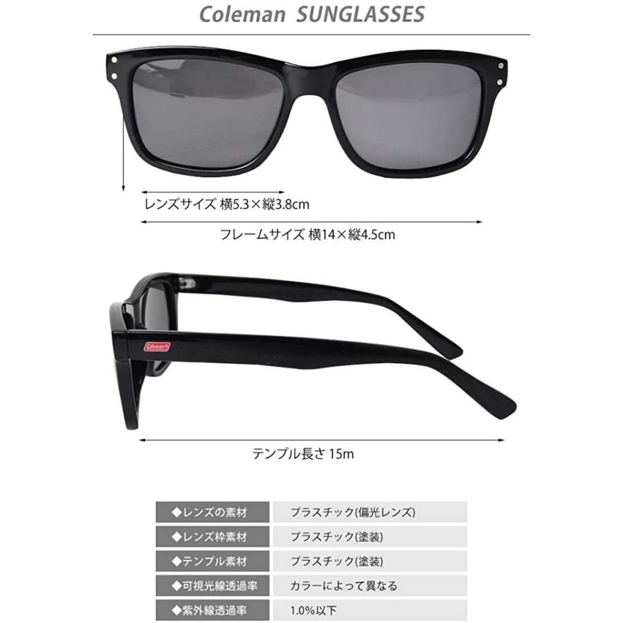 Coleman（コールマン） サングラス ブラック×スモーク CO3075-1
