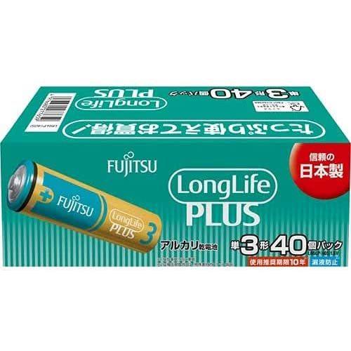 FDK 富士通 アルカリ乾電池 単3 Long Life Plus 40個パック LR6LP(40S)