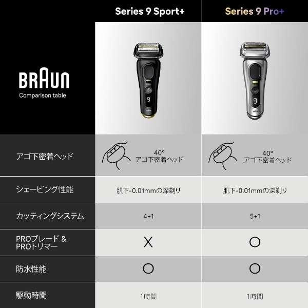 BRAUN（ブラウン） シリーズ9 sports 9310s【海外対応】 アトリエ
