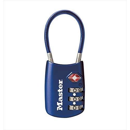 Master Lock マスターロック ナンバー可変式 TSAロック 4688JADBLU｜ddshop