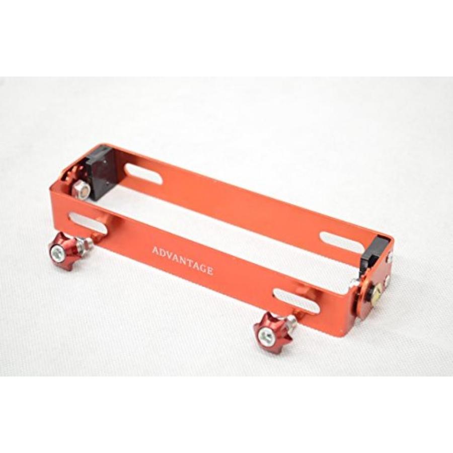 ナンバー アップ ステー （レッド）プレート 角度 調整 星型 キャップ