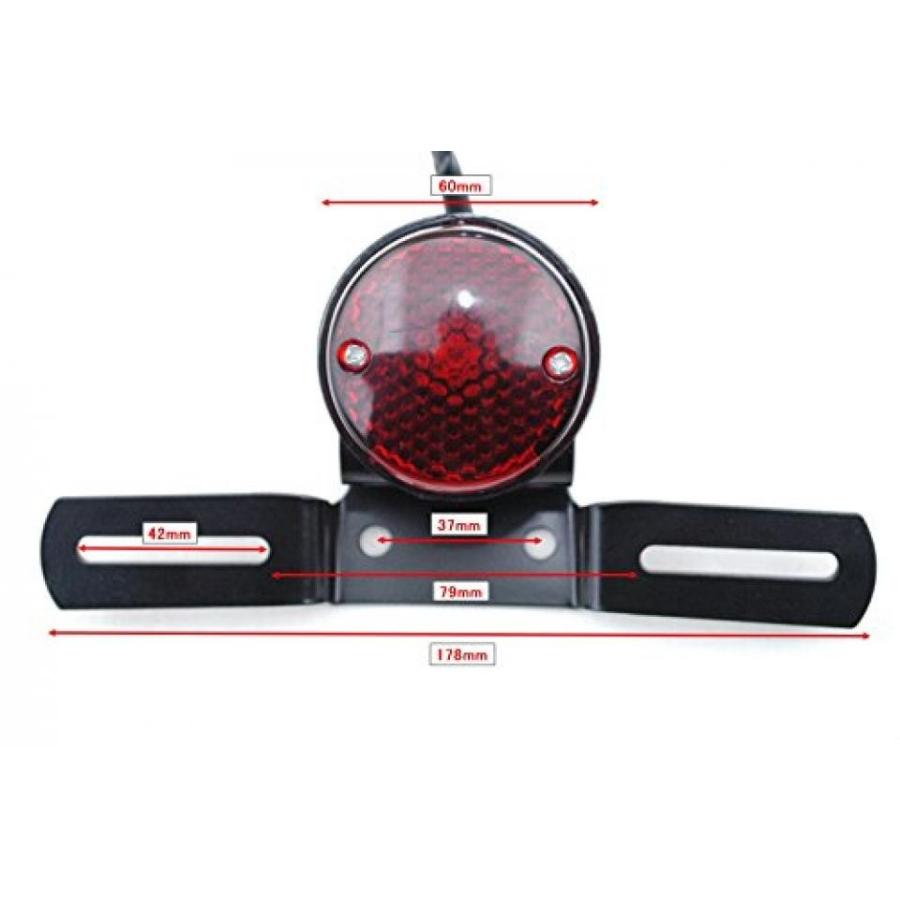 汎用 ビレット テールランプ ライト 【ADVANTAGE】 ブレット バレット