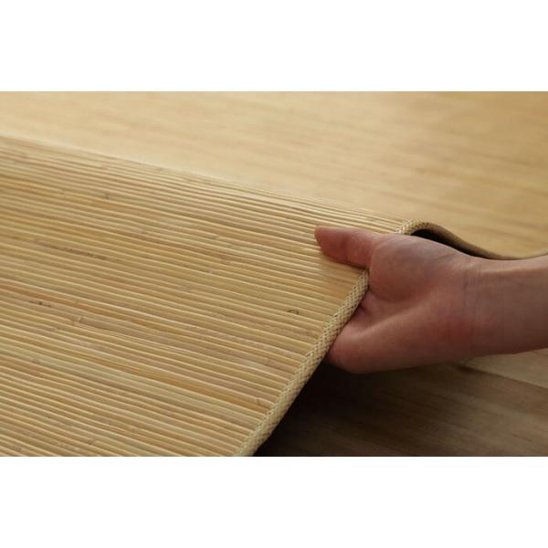 ラグ ラタン アジアン 籐ラグ カーペット 籐むしろ 夏用 サマーラグ 冷感 ひんやり 天然素材 インドネシア製 八畳 本間8畳 約382×382cm ジャワ 籐 (I) | イケヒコ | 15